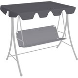  Zamjenski krov za vrtnu ljuljačku antracit 150/130x105/70 cm | shoptok.hr