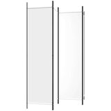 Sobna Paravan 4-delni bel 200x200 cm blago, (20595043) | Shoptok.si