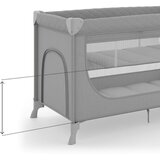 Kinderkraft Putni krevetić LEODY UP, Grey | shoptok.hr