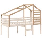 Krov za dječji krevet 198 x 87 x 113 cm od masivne borovine | shoptok.hr