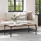 vidaXL Kava Stol Staro drvo 100 x 50 x 35 cm Konstruirano drvo | shoptok.hr