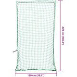 vidaXL mreža za prikolicu s elastičnim užetom zelena 2,7x1,5 m PP | shoptok.hr