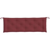  Jastuk za vrtnu klupu crvena boja vina 150x50x7 cm od tkanine | Eponuda.com
