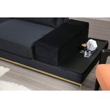 Atelier Del Sofa sofa line with side table black | ePonuda.com