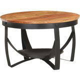  Klubska mizica Ø 68x43 cm trden akacijev les, (20908288) | Shoptok.si