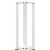  Noge konzolnog stola T-oblika 2 kom crne 25x28x(72-73) cm čelik | shoptok.hr