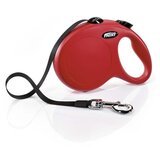 Flexi povodec Classic S, trak - 5 m (različne barve) rdeča Cene