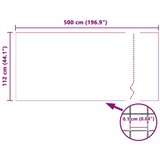 vidaXL Insekt Mreža Bijela PVC 112 x 500 cm Čvrsta Ograda za vrt | shoptok.hr