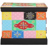  Klub stolić višebojni 90x50x40 cm masivno drvo mango | Shoptok.si
