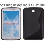  Gumijasti / gel etui S-Line za Samsung Galaxy Tab 3 7.0 - črni | Shoptok.si