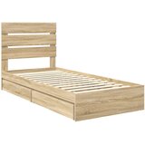  Krevet s od storage Sonoma hrast 70 x 190 cm Konstruirano drvo | shoptok.hr