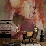  Foto tapeta - Spring composition – transparencies and forms in watercolor style 250x175 | shoptok.hr