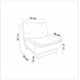Atelier Del Sofa fotelja santo grey