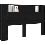  Krevetna ploča s LED-om Zidne Crni Hrast 160 x 16,5 x 103,5 cm | Eponuda.com