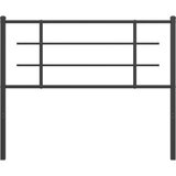  Kovinsko posteljno vzglavje črno 107 cm, (21142413) | Shoptok.si