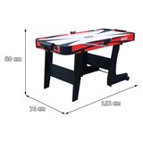  Miza za namizni hokej AirHockey 152x74x80 cm - rdeča | Shoptok.si