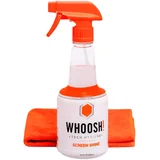 WHOOSH, Komplet za čiščenje zaslona 500 ml s krpo iz mikrovlaken, Prozorno, (5000277305)