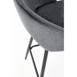 Barska stolica 89x49 cm siva/crna | Eponuda.com