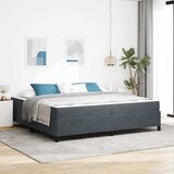  Krevetna konstrukcija Tamno siva 200 x 200 cm tkanina Zagasitosiva | Shoptok.si