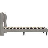  Krevetna konstrukcija Svjetlosiva 90 x 190 cm Baršun | shoptok.hr