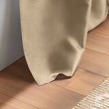 Douceur d intérieur Bež satenasta zavesa 140x240 cm Shana – | Shoptok.si
