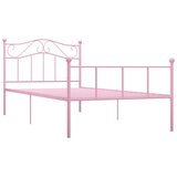  Okvir za krevet ružičasti metalni 100 x 200 cm | shoptok.hr