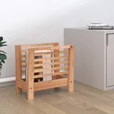 stalak za časopise 40 x 26,5 x 38,5 cm od masivnog drva oraha