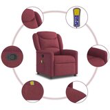 vidaXL Masažni stol vinsko rdeče blago | Shoptok.si