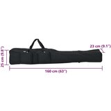  Torba za štap za pecanje tamnozelena 160 cm od tkanine Oxford | shoptok.hr