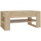  Stolić za kavu boja hrasta 102x55x45 cm konstruirano drvo | shoptok.hr