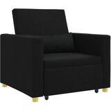 SOFA na razvlačenje Singl Crna 90 x 165 x 87 cm tkanina | shoptok.hr