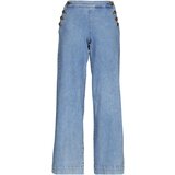 Only Jeans flare ONLMADISON HW BUTTON WIDE Modra Cene