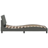vidaXL Posteljni okvir brez vzmetnice temno siv 90x190 cm blago | Shoptok.si