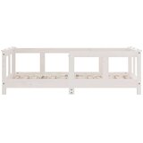  Otroški posteljni okvir bel 70x140 cm trdna borovina, (20916950) | Shoptok.si