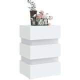 vidaXL LED noćni ormarić bijeli 45 x 35 x 67 od iverice | shoptok.hr