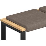  Jastučić za klupu 4 kom. Umjetna koža Siva Dubina 35 cm | shoptok.hr