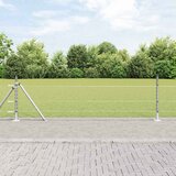  Heksagonalna ograda s betonskom osnovom 100 x 0,4 m Srebrna | shoptok.hr