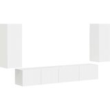 Set TV komoda 4 kom. Bijelo Konstruirano drvo | shoptok.hr