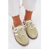 Boto Low Leather Women's Sneakers Lime Ismina | shoptok.hr