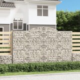  Lučne gabionske košare 2 kom 300x30x180/200cm pocinčano željezo Cijene