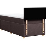  Krevet s oprugama i madracem tamnosmeđi 80x200 cm od tkanine | shoptok.hr