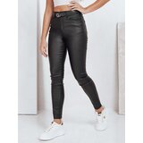 DStreet Jeansy damskie woskowane skinny czarne u