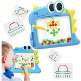 Woopie Montessori magnetna ploča za djecu MagPad, plavi dinosaur Slike