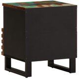 Noćni ormarić 40 x 34 x 46 cm od masivnog obnovljenog drva | shoptok.hr