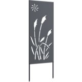 vidaXL Dekorativna ploča za vrt Antracit 32 x 140 cm | shoptok.hr