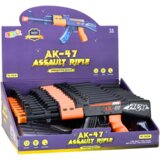  Puška za igru AK47 sa zvučnim i svjetlosnim efektima - crno/narančasta | shoptok.hr