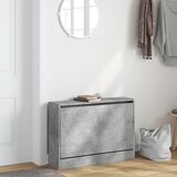 Ormarić za cipele boja betona 80x21x57 cm konstruirano drvo | shoptok.hr