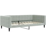  Dnevni ležaj svjetlosivi 100x190 cm baršunasti | shoptok.hr