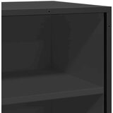 vidaXL Komoda črna 68x35x76 cm inženirski les in kovina | Shoptok.si