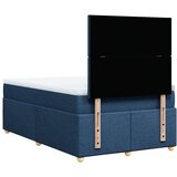 vidaXL Krevet s oprugama i madracem plavi 120 x 190 cm od tkanine | shoptok.hr